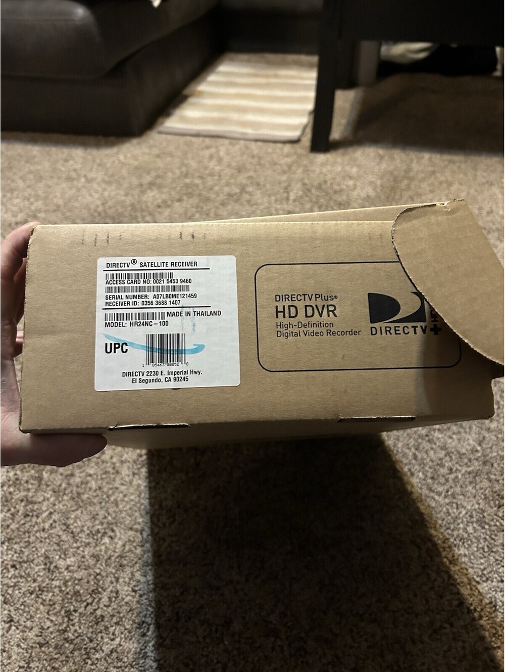 directv hd receiver Model H24DP-200 Working Qry 2